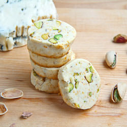 Gorgonzola & Pistachio Shortbread