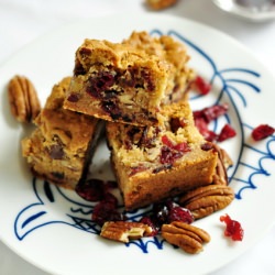 Cranberry Date Pecan Bars