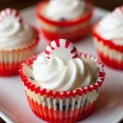 Peppermint Oreo Cheesecakes