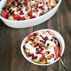 Fall Fruit and Yogurt Salad