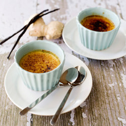 Ginger Mascarpone Creme Brulee