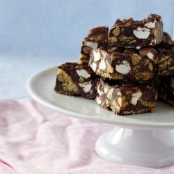 No-Bake Rocky Road Bars
