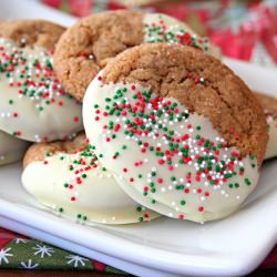 White Chocolate Spice Cookies