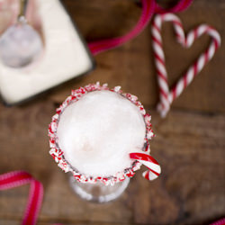 Candy Cane Icecream Float