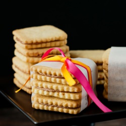 Orange Nutella Sandwich Cookies