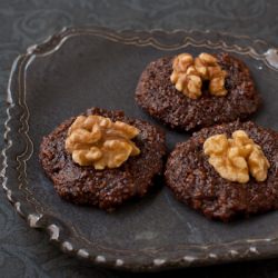 Chocolate Walnut Cookies