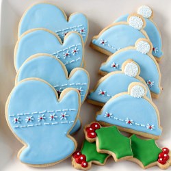 Hat and Mitten Sugar Cookies