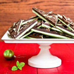 Grasshopper Chocolate Bark