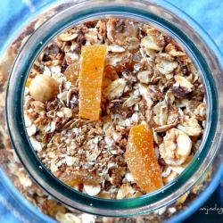 Apricot Hazelnut Granola