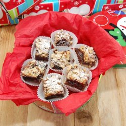 Chocolate Walnut Truffle Bars