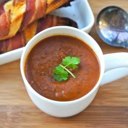 Roasted Eggplant Soup