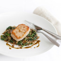 Pork Loin with Lentil
