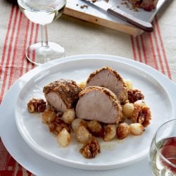 Pork Fillet with Walnuts Crust