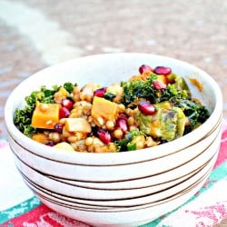 Butternut Squash Kale Salad