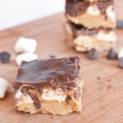 No-Bake Peanut Butter S’mores Bars