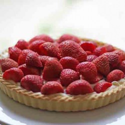 Strawberries and Cream Tart