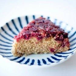 Upside Down Cranberry Cake