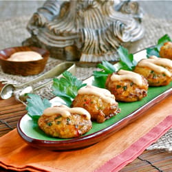 Crab and Salmon Puffs