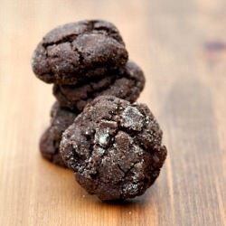 Chewy Chocolate Mint Cookies