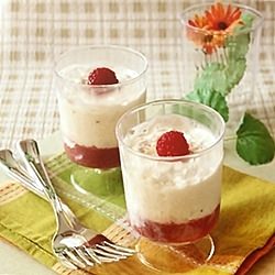 Rice Pudding w/ Berry Sauce