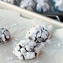Chocolate Crackle Cookies