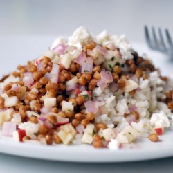 Apple Lentils and Rice