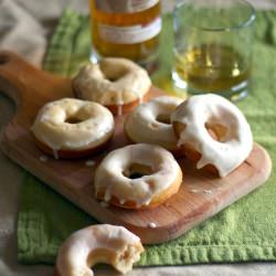 Apple Fritters with Whiskey Glaze