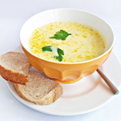 Chicken Soup with Garlic