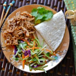 Slow-Cooked Asian Pork Tacos