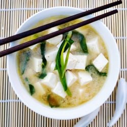 Miso Soup with Bok Choy