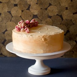 Rose Water Glitter Cake