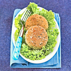Tofu and Basil Burger