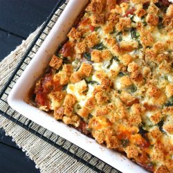 Goat Cheese Egg Bake