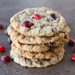 Cinnamon M&M Oatmeal Cookies