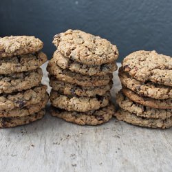 Flourless Chocolate Oatmeal Cookies