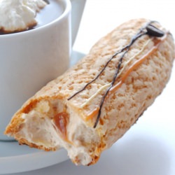 Caramel Coffee Eclair