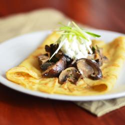 Mushroom Crepes