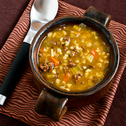 Ground Beef and Barley Soup