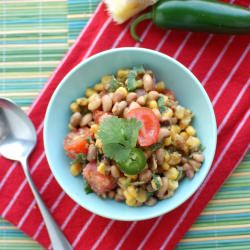 Spicy Black Eye Pea Salad