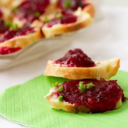 Cranberry-Jalapeno Bruschetta