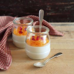 Persimmon & Honey Panna Cotta