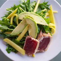 Seared Ahi, Mizuna, Mango Salad