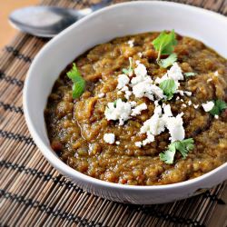 Curried Eggplant Soup