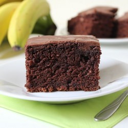 Chocolate Cake with Banana