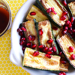 Zucchini with Pomegranate