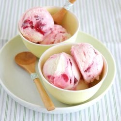 Cherry Vanilla Frozen Yogurt