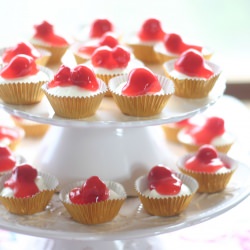 Mini Cherry Cheesecakes