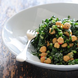 Green Chickpea Salad