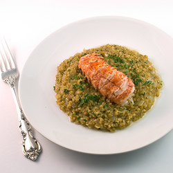 Butter Poached Lobster Risotto