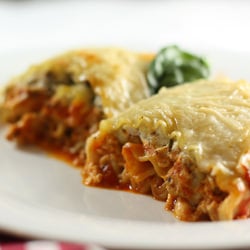 Chicken Lasagna Roll Ups
